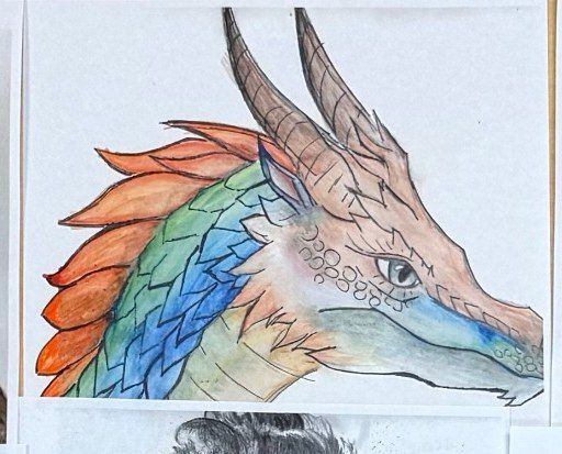 Teen artwork: imaginative study
